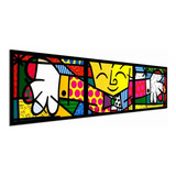 Quadro The Hug Romero Britto 210/50cm