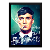 Quadro Tommy Shelby Peaky Blinders Arte
