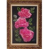 Quadro Três Marias Moldurado 72x52 Óleo Sobre A Tela