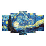 Quadro Van Gogh Noite Estrelada Decorativo