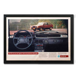 Quadro Vw Gol Gts 1988 Com Propaganda Original De Revista