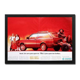 Quadro Vw Parati Gls 1994 Quadrada Com Propaganda Original