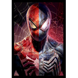 Quadro Web Of Shadows Homem Aranha Hq Game Arte 44x32