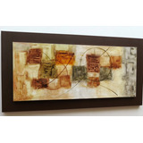 Quadros Abstratos Telas P/ Sala Quarto 60x120cm
