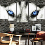 Quadros De Parede 128x60 Husky Siberiano