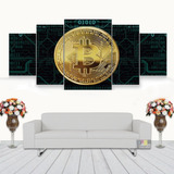 Quadros Decorativo Bitcoin Moeda Virtual