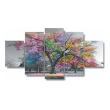 Quadros Decorativos Arvore Vida Botânico Sala Quarto Colorid