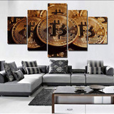 Quadros Decorativos Bitcoins Moeda Virtual