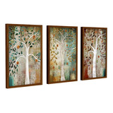Quadros Decorativos Quarto Sala Árvore Da Vida Paisagem Arte