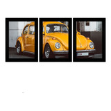 Quadros Sala Carro Antigo Vintage Fusca M04 Grande 90x200