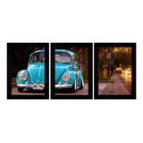 Quadros Sala Carro Antigo Vintage Fusca M22 Grande 90x200