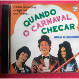 Quando O Carnaval Chegar Trilha Sonora 1993 Cd Impecável!