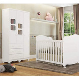 Quarto De Bebê Berço Americano E Guarda Roupa 3 Gd
