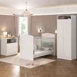 Quarto Infantil Completo Doçura Multimóveis Branco