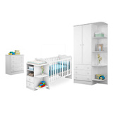 Quarto Infantil Doce Sonho Branco Carvalho