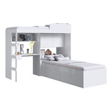 Quarto Juvenil Com Cama Alta Lion