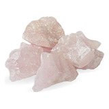 Quartzo Rosa Pedra Natural Bruta 250g Amor Equilíbrio Paz