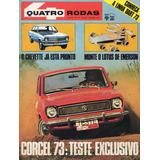 Quatro Rodas Nº147 Ford Corcel 1973 Dodge Dart Chevette