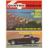 Quatro Rodas Nº52 Novembro 1964 Santos Guarujá Chico Landi