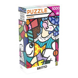 Quebra Cabeça 1000 Peças Romero Britto Happy - Puzzle Grow