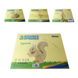 Quebra Cabeça 3d Animais Decora Casa Escritório Mdf Puzzle