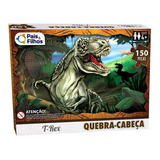 Quebra Cabeça Dinossauro T-rex 150 Peças Brinquedo Criança