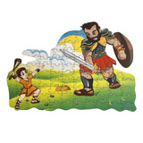 Quebra Cabeça Infantil Mdf 4 Temas Bíblicos + De 100 Peças