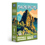 Quebra Cabeça Nano Postais Mundo Peru Machu Picchu 500 Peças
