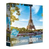 Quebra Cabeça Paris 1000 Peças Torre Eiffel Adulto Puzzle Nf