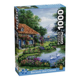 Quebra Cabeça Puzzle 1000 Peças Recanto Dos Cisnes Grow