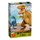 Quebra Cabeça Puzzle 60 Peças T-rex