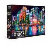 Quebra Cabeça Tóquio Neon 1000 Pçs Japão Puzzle Game Office