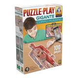 Quebra-cabeça Gigante Corpo Humano Puzzle Play App Educativo