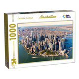 Quebra-cabeça New York Manhattan 1000 Peças Pais E Filhos