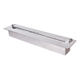 Queimador Ecológico A Álcool Ou Etanol 60cm Inox