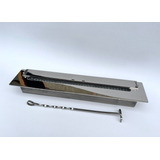 Queimador Ecológico A.j.d - Modelo Retangular 60cm- Inox 304