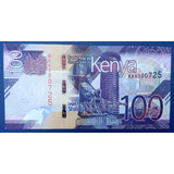 Quênia: Bela Cédula De 100 Shillings Fe - Bem Escassa