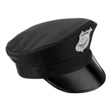 Quepe Policial Adulto Cap Fantasia Cosplay