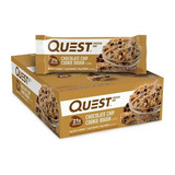 Quest Bar Chocolate Chip Cookie Dough Cx 12un Barra Protéica