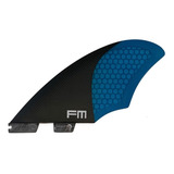 Quilhas De Carbono Biquilha Fcs2 Fm Surf Twin Azul