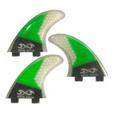 Quilhas Fibra De Carbono Honeycomb, M3, Fcs 1, Verde.