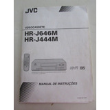 R/m - Manual Videocasset Jvc - Hr-j646m / Hr-j444m