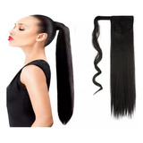 Rabo De Cavalo Nature Cabelo Humano 45cm Off Black 60g