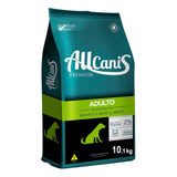 Ração Allcanis Premium Cães Adultos Frango Carne Arroz 10kg