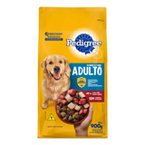 Ração Cães 1 A 7 Anos Carne, Frango E Cereais Pedigree 900g