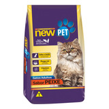 Ração Caes New Pet Cat Peixe 25kg 30% Proteina S/ Corante