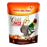 Ração Calopsita Premium Gold Mix 4 Kg Edição Limitada 