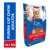 Ração Cat Chow Para Gatos Adultos Sabor Carne 10,1kg