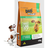 Ração Dog Power Cães Frango E Arroz Raças Pequenas 15kg