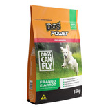 Ração Dog Power Dogs Can Fly Frango Arroz Cães Adultos 15kg
